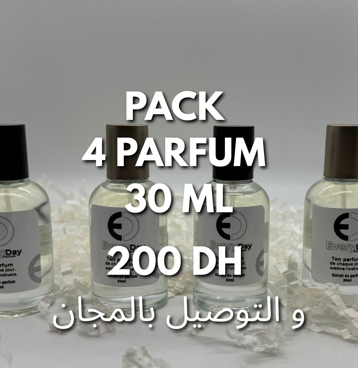 Pack 4 Parfum 30ml Livraison gratuite | التوصيل بالمجان